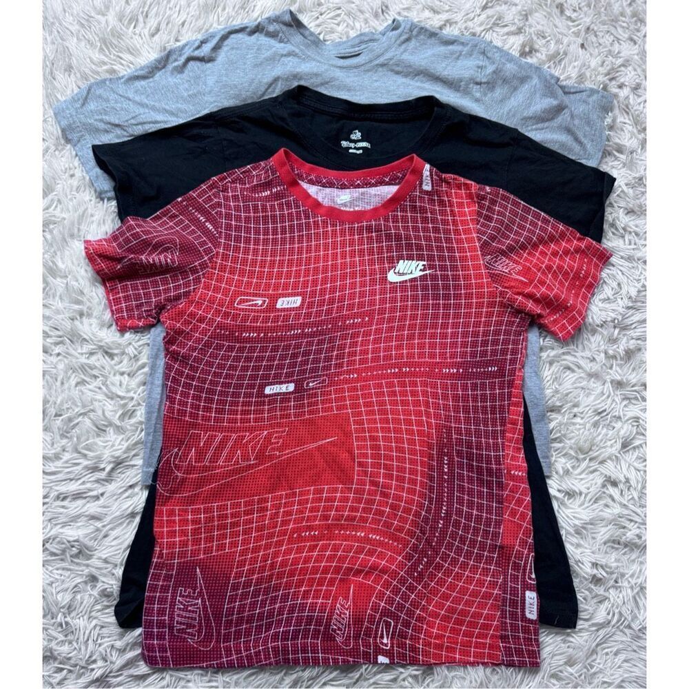 3 piece T shirt bundle size 10-12 & 12-14 by Monsters Inc Pixar, Nike & Wonder N